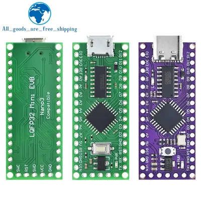 TZT LGT8F328P-LQFP32 MiniEVB TYPE-C MICRO USB Compatible With ATMEGA328 Nano V3.0 LGT8F328P CH9340C