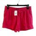 J. Crew Shorts | J Crew Linen Blend Drawstring Shorts Pink Xs | Color: Pink | Size: Xs