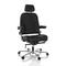 Bürostuhl / Chefsessel 24 HOURS F Leder schwarz hjh OFFICE
