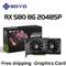 SOYO Original Radeon RX580 8G schede grafiche GDDR5 Memory Video Gaming Card muslimhdmi DP DVI per