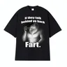 Wenn sie hinter Yo zurück Furz Wolf buchstäblich mich lustig Meme Emo T-Shirt Herren bekleidung