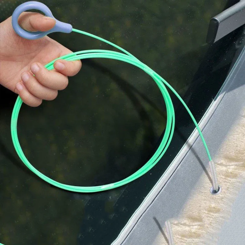 3/5 m Auto Schiebedach Ablauf Loch Reinigungsbürste Entstopfen Reinigung Schrubben Lange Schlauch Universal Spirale Reinigungsbürste Unclogger Image