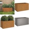 Jardinière 62x40x39 cm acier corten - jardinière - jardinières - Home & Living - Brun