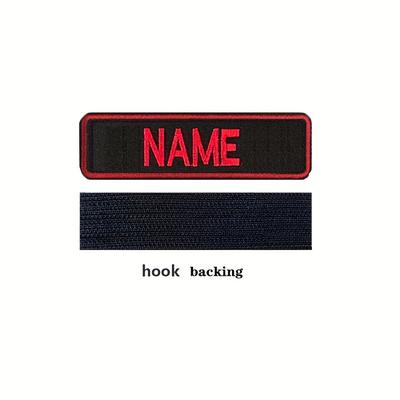 1pc 5inch Custom Personalized Embroidered Name Pat...