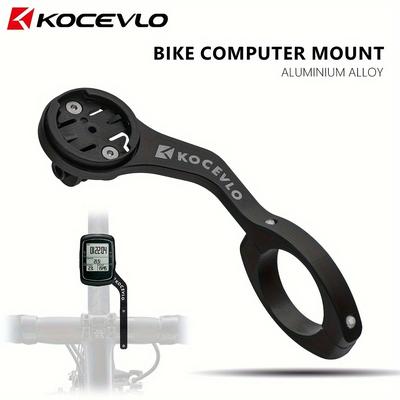 TEMU Kocevlo Bicycle Aluminium Computer Extended Front Stand, Handlebar Mount Camera Bracket, Fits Sports Camera