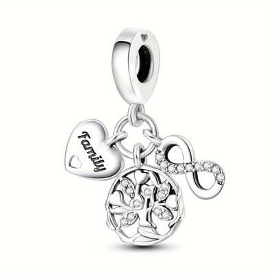 925 Sterling Silver Charm, Hypoallergenic High-qua...