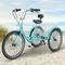 TEMU Lilypelle 26 Inch Tricycle For Adults, 3 Wheel Bike, 7 Speed Cruiser Bikes With Cargo Basket, Adults Exercise Shopping Picnic Outdoor Activities, Cyan