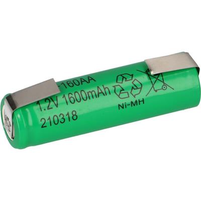 Mm_unverified_brand - Akku Mignon aa 1,2V 1600mAh mit u Lötfahne