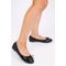 Where's That From Womens Bexley Slip On Flat Pumps - Black Patent - Size UK 6 | Where's That From Sale | Discount Designer Brands