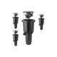 Suinga - Set di 4 Irrigatore agricolo a impatto Rain Bird MaxiPaw 1/2'' e 3/4'', portata da 6,7 a
