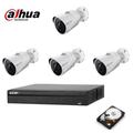 Kit videosorveglianza ip 4 telecamere Dahua 2 mpx hd 1 tb