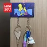 Miniso das Simpsonss Paar Schlüssel bund Kawaii niedlichen Anime Simpsonss kreative personal isierte