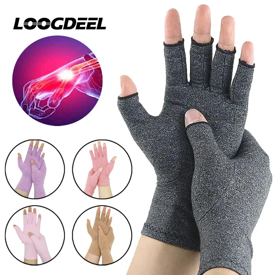 1 paar Kompression Arthritis Handschuhe Handgelenk Unterstützung Joint Pain Relief Hand Brace Frauen Männer Therapie Armband Kompression Handschuhe Image