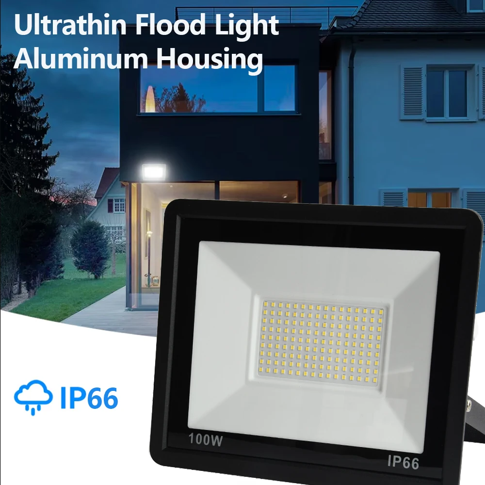LED Flutlicht Outdoor Landschaft Licht wasserdicht ip65 10w 20w 30w 50w 100w warmweiß \ kaltweiß Garten Garage Lichter ac220v