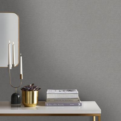 Vliestapete WOW "YARN SHADOW", braun, B:0,52m L:10m, Vlies, Tapeten, Design Tapeten Image