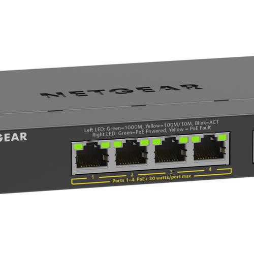 NETGEAR Netzwerk-Switch ""GS305EP Switch 5 Port Gigabit Ethernet LAN PoE Plus"" Netzwerk-Switches eh13