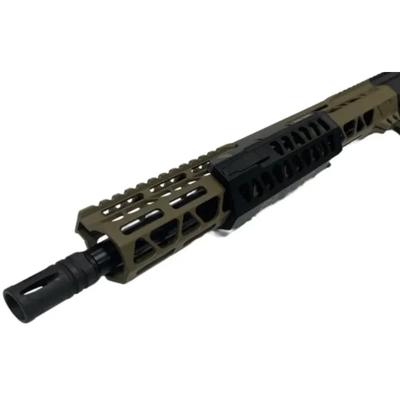 Bilson Arms Pump Style Forward Charging Upper Assembly 6mm Arc 18 inch 1-7 Twist Cerakote Fde/Graphite Black A3UFSFB1001 416R- SS