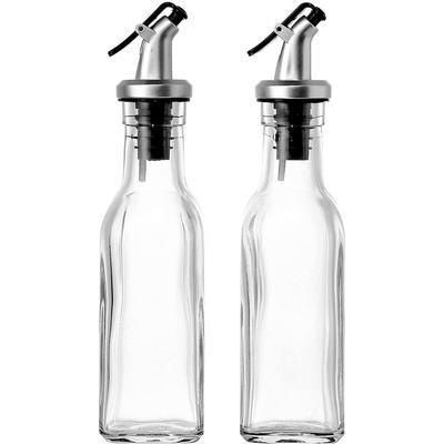 Set of 2 Oil & Vinegar Bottles with Dispensers 150ml