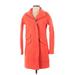 J.Crew Wool Coat: Orange Jackets & Outerwear - Women's Size 00