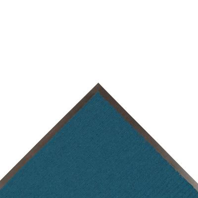 NoTrax 109S0036BU Brush Step Entrance Scraper Floor Mat, 3' x 6', 3/8" Thick, Slate Blue