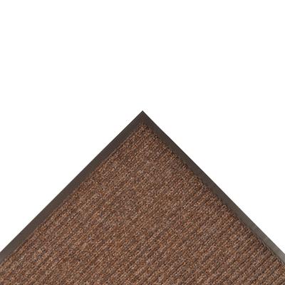 NoTrax 109S0310BR Brush Step Entrance Scraper Floor Mat, 3' x 10', 3/8" Thick, Brown