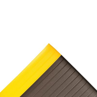 NoTrax 410R0336BY Airug Anti-Fatigue Floor Mat - 3' x 60', 3/8" Thick, Black/Yellow