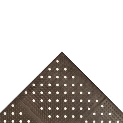 NoTrax T23S0028BL Multi-Mat II Grease-Resistant Floor Mat, 2' x 8', 3/8" Thick, Black