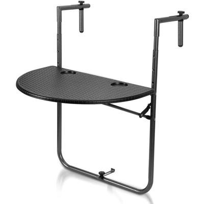 Swanew - Balkonhängetisch Klappbar, Balkontisch zum Hängen, Hängetisch für Balkongeländer mit 3 Image