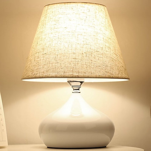 tischlampe / nachttischlampen mehrschirm / led / touch sensor rustikal / lodge / nordischer stil für wohnzimmer / schlafzimmer metall weiß Image