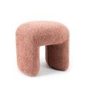 Pouf en Tissu bouclette - Terracotta