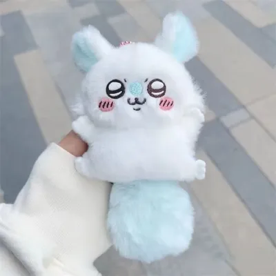 MINISO Chikawas Plush Pendant Toy Fluffy Doll Stuffed Kawaii Anime Figure Plushie Peluche Bag