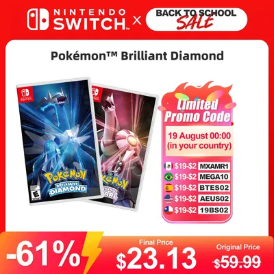 Pokemon Brilliant Diamond Shinning Pearl Nintendo Switch Physical Game Card Deals 100% Original RPG