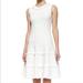 Kate Spade Dresses | Kate Spade New York Bone White Fringe Trim Dress | Color: White | Size: Xs