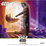 Disney Other | Ceaco Thomas Kinkade Star Wars Mandalorian 550 Piece Interlocking Jigsaw Puzzle | Color: Red | Size: Midsize