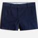 J. Crew Shorts | J. Crew Navy Blue 3.5” 100% Cotton Best Selling Stretch Classic Chino Shorts Euc | Color: Blue | Size: 6