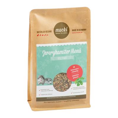 Sparpaket: 2x 1,5kg Mucki Menü Zwerghamster Multi Mix Hamsterfutter