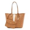 Michael Kors Shopper Eliza schwarz - kunstleder Beige, Braun Damen