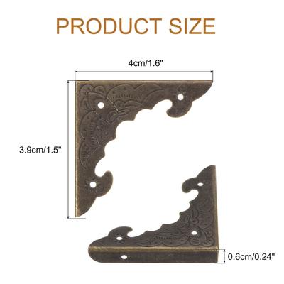 30pcs Vintage Corner Protector 1.6