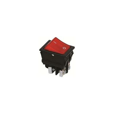 Einbauschalter 16A/250Vac leuchtet leuchtet ROT Schraubkontakte Image
