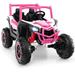 Costway 2-Seater Kids Ride on UTV with 2.4G Remote Control for over 3 Years Old Children-Pink