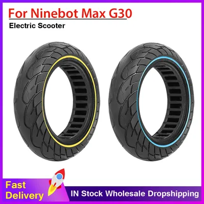 10X2.5 Tubeless Tires 60/70-6.5 Solid Tire for Ninebot Max G30 Electric Scooter 10inch