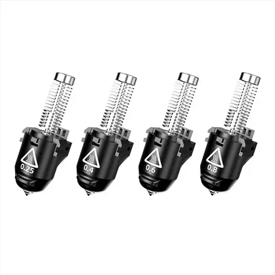 FLASHFORGE Adventurer 5M Pro AD5M Seris 4-Pack Nozzle Bundle, Multiple Diameters