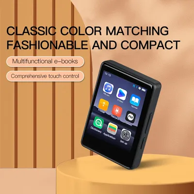 S18 MP4 Bluetooth Player Portable HiFi Stereo Music Walkman 2.4 Inch Touch Screen E-Book FM Radio