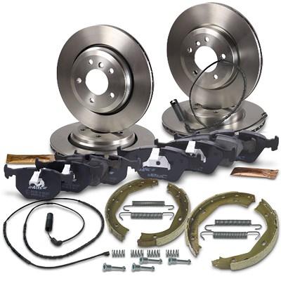Bestprice Bremsscheiben + Bremsbeläge Vorne + Hinten [Hersteller-Nr. 10603887] für BMW Image