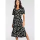 Laura Scott Floral Print Midi Dress