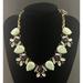 J. Crew Jewelry | J. Crew Gold Tone Antiqued Multicolor Rhinestone Statement Collar Bib Necklace | Color: Gold | Size: See Pics