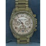 Michael Kors Jewelry | Michael Kors Mk5263 Women's Watch Chronograph Rose Gold Dial Quartz Analog B703 | Color: Gold | Size: 39 Mm