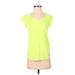 Under Armour Active T-Shirt: Yellow Activewear - Women's Size X-Small