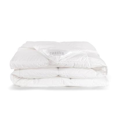Bettdecke aus Entendaunen und Baumwolle, 200x220, weiß