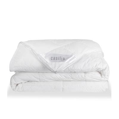 Bettdecke aus Gänsedaunen und Baumwolle, 140x200, weiß
